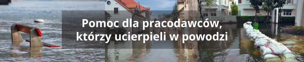 Baner - wsparcie dla powodzian