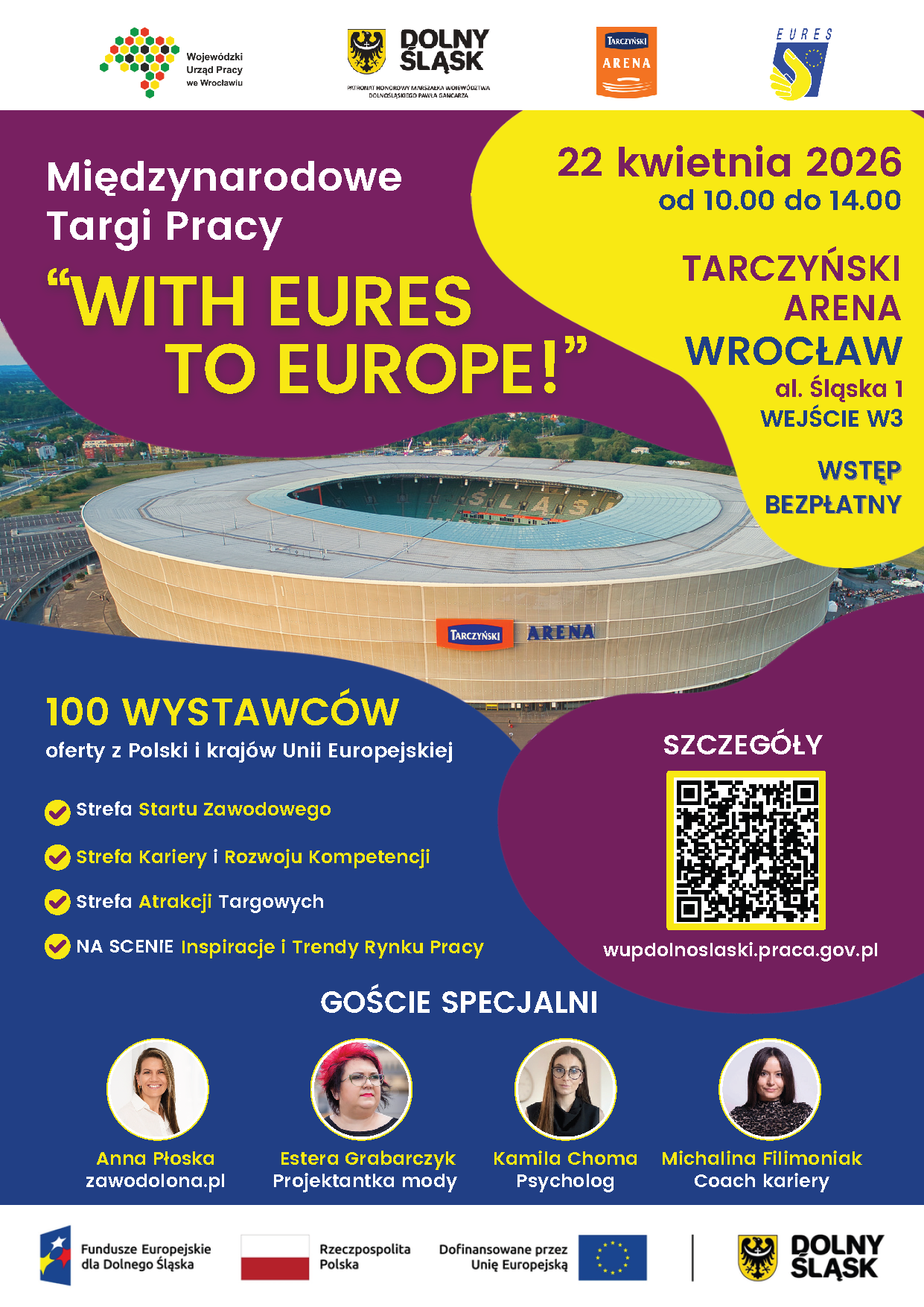 Zdjęcie artykułu Międzynarodowe Targi Pracy „With EURES to EUROPE!” we Wrocławiu