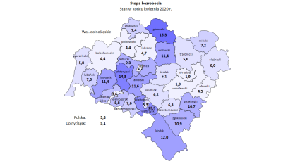 Zdjęcie artykułu Informacja o sytuacji na rynku pracy w woj. Dolnośląskim w marcu 2020 roku.