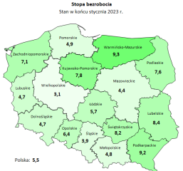 Zdjęcie artykułu Informacja o sytuacji na rynku pracy w woj. Dolnośląskim w styczniu 2023 roku.