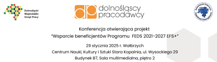 Zdjęcie artykułu ZAPROSZENIE:  Konferencja otwierająca projekt  Wsparcie...